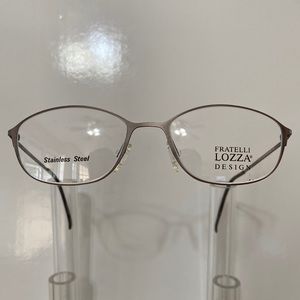 Fratelli Lozza Stainless Steel Women’s Eyeglasses - Bronze (mod. Laser)